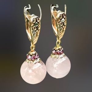 NWT AtriaMinerals natural gemstone earrings